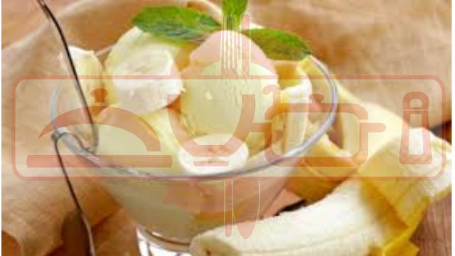 آيس كريم الموز